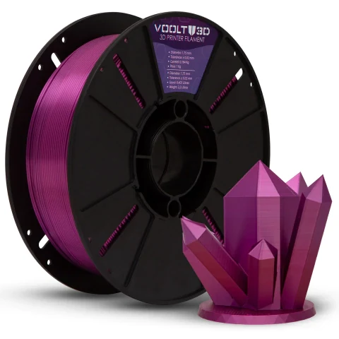 Filamento PLA Rosa Ametista V-Silk 1kg — 6