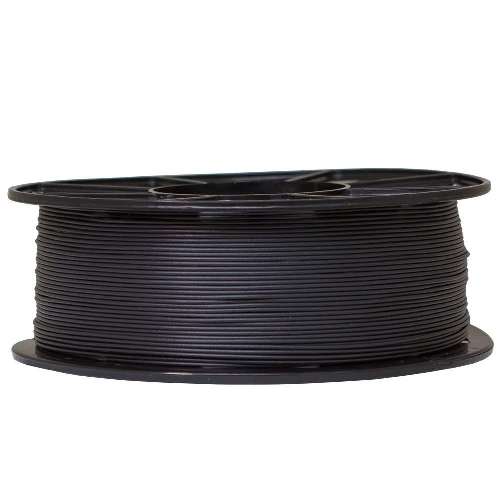 Rolo PLA Carvão Wood - PLA com particulas de Madeira 1kg Alta Performance — 4