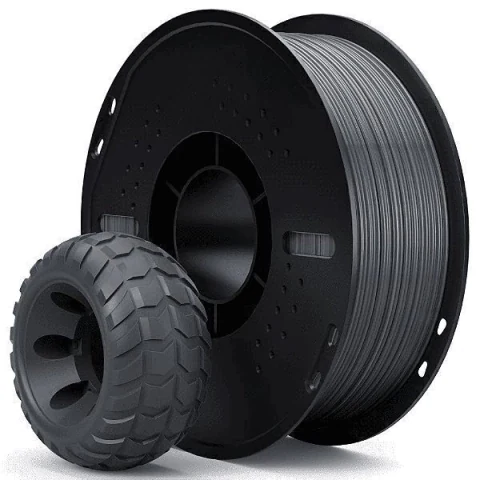 Elegoo Filamento TPU 95A Cinza Premium 1kg