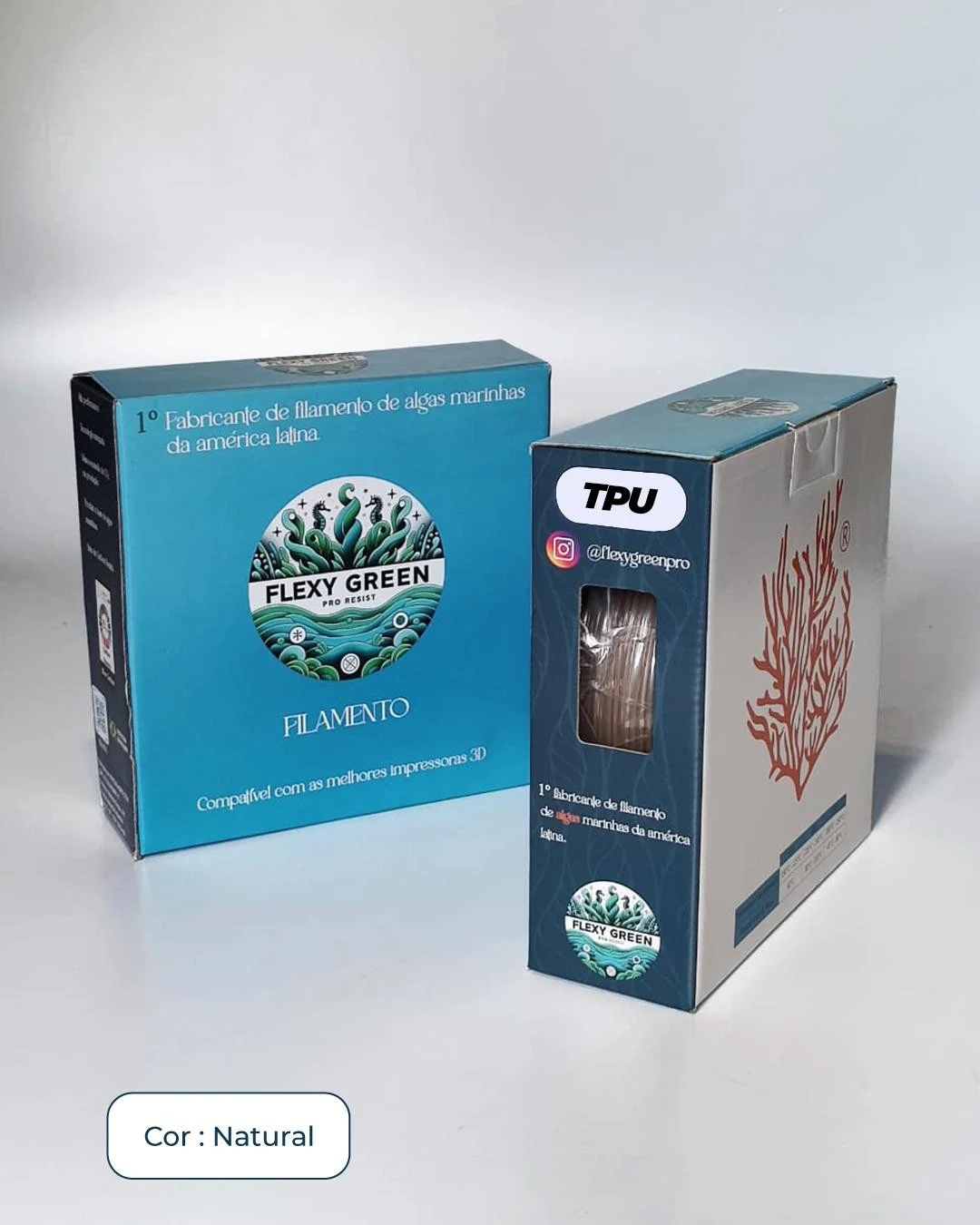 Flex Tpu - Shore 80/85a - Natural - Flexy Green