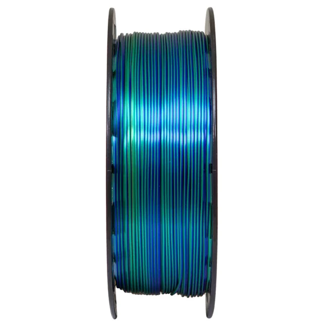 Rolo PLA Tri Azul Safira / Dourado / Verde V-Silk 1kg Alta Performance — 4