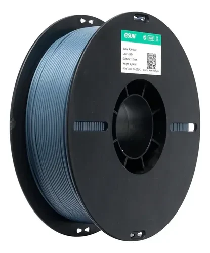 PETG Basic Cinza 1 75mm 1KG ESUN
