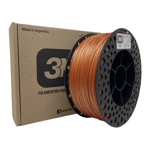 Filamento PLA Cobre 3n3 1 75mm 1KG
