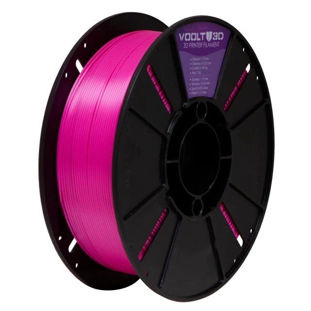 Rolo PLA Rosa V-Silk 1kg Alta Performance — 5