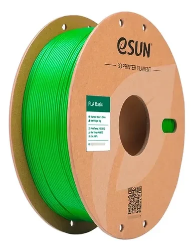 Rolo PLA Basic Verde Turquesa 1 75mm 1 Kg ESUN Alta Performance