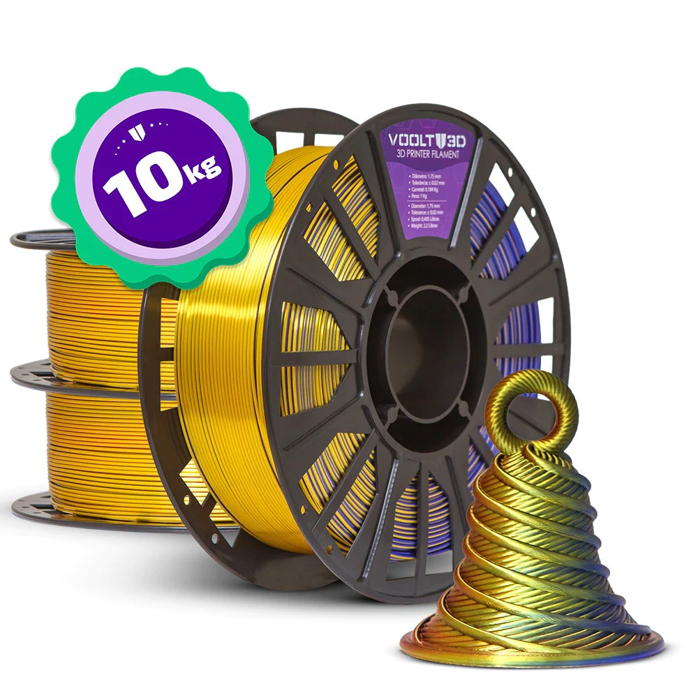 Kit Master - Filamento PLA Tri Color - 10 unidades — 2