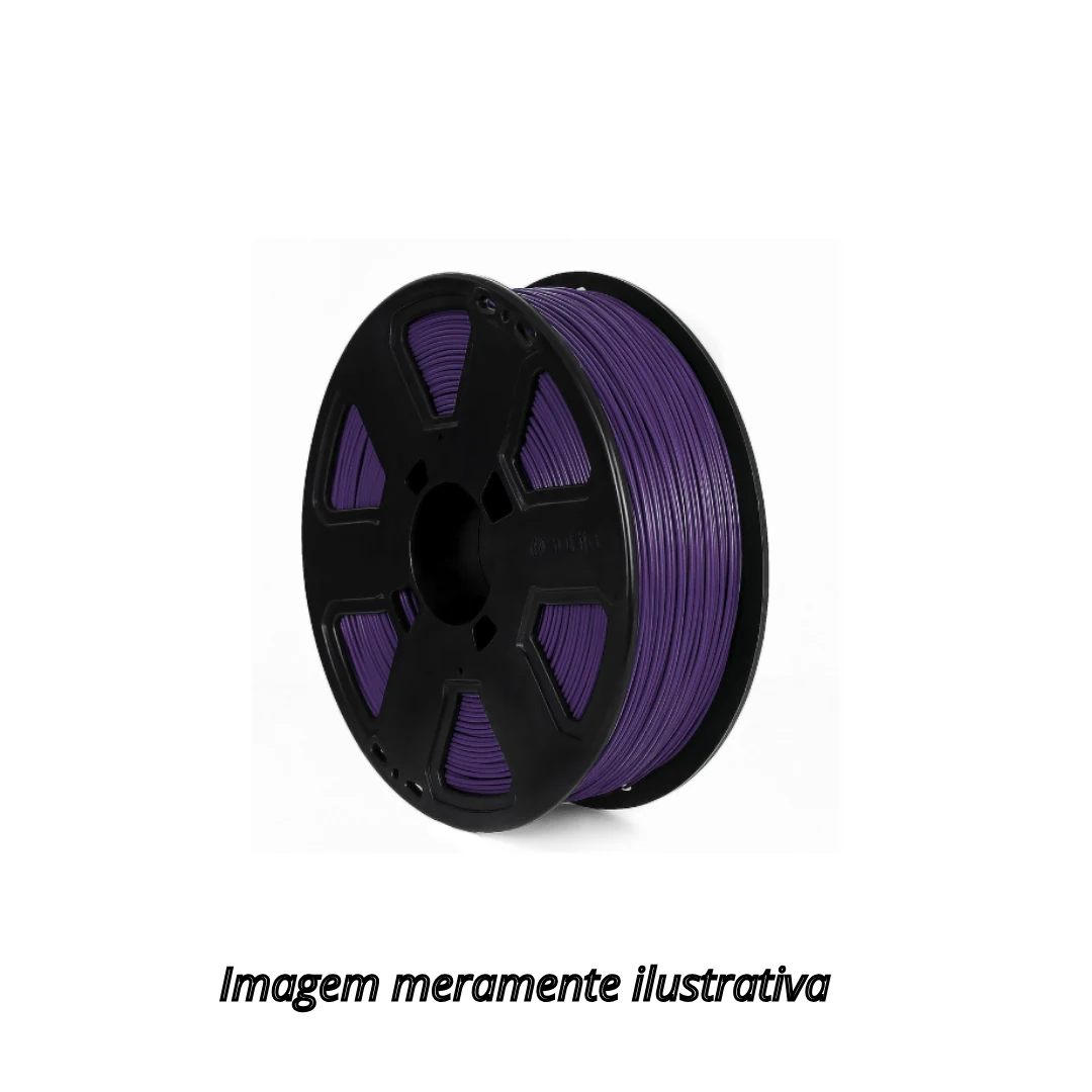 Rolo PLA Roxo 3D Fila Alta Performance