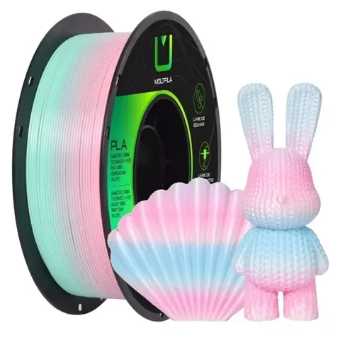 PLA Silk Rainbow 2 Multfila 1KG