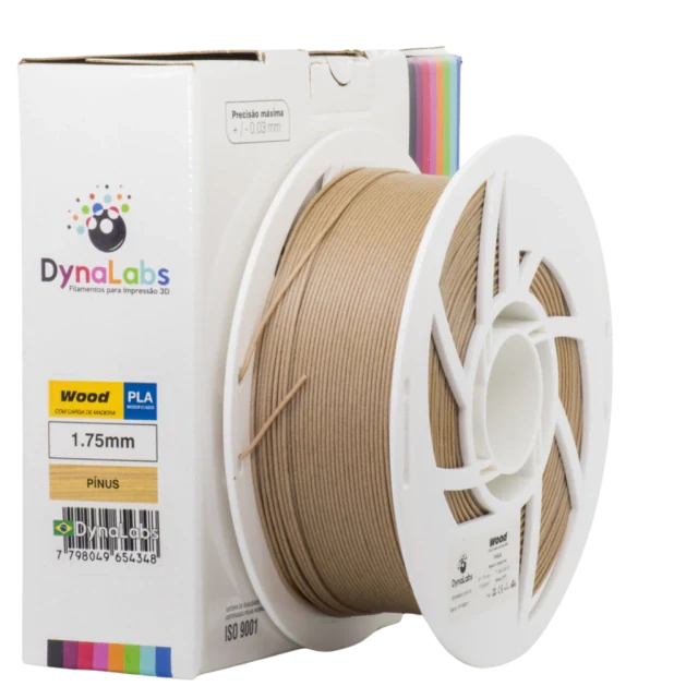PLA Wood - Pinus - DynaLabs - 1.75mm 1kg