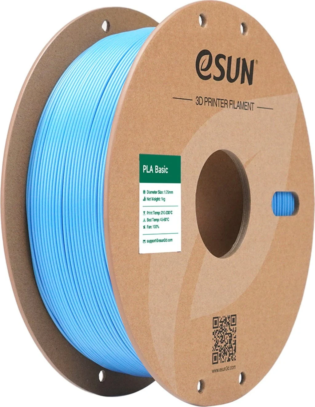 PLA Basic Azul Claro 1 75mm 1KG ESUN