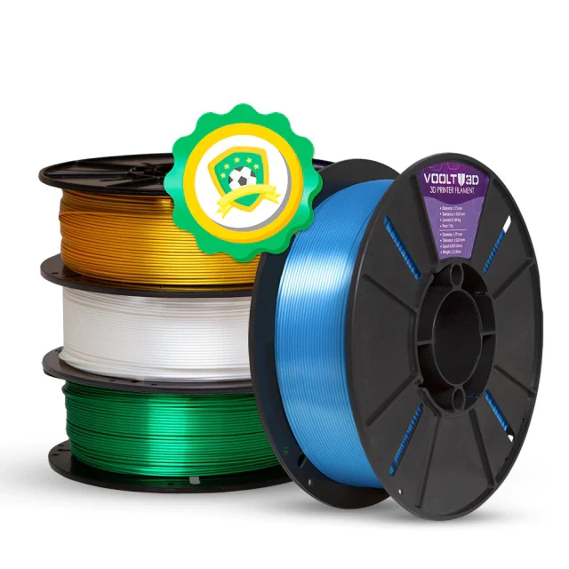 KIT Filamento PLA V-Silk Copa do Mundo 4kg