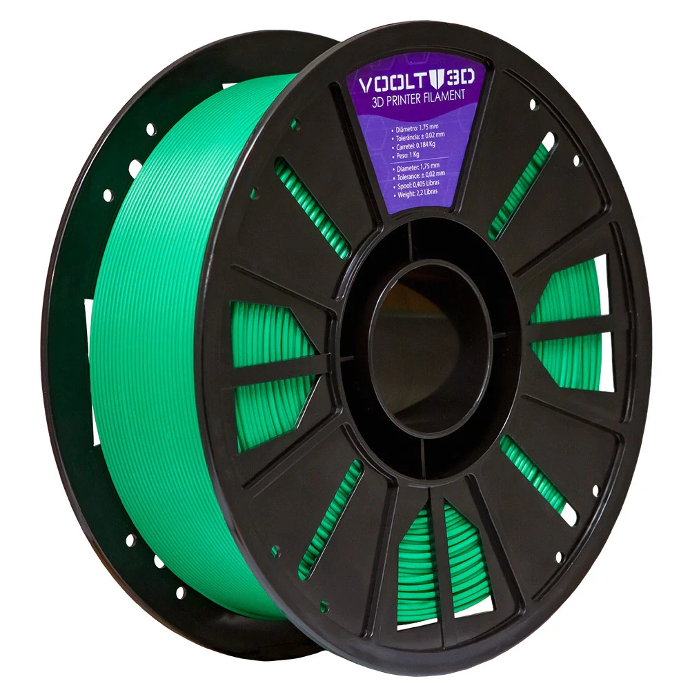 Rolo PLA Verde 1kg Alta Performance — 4