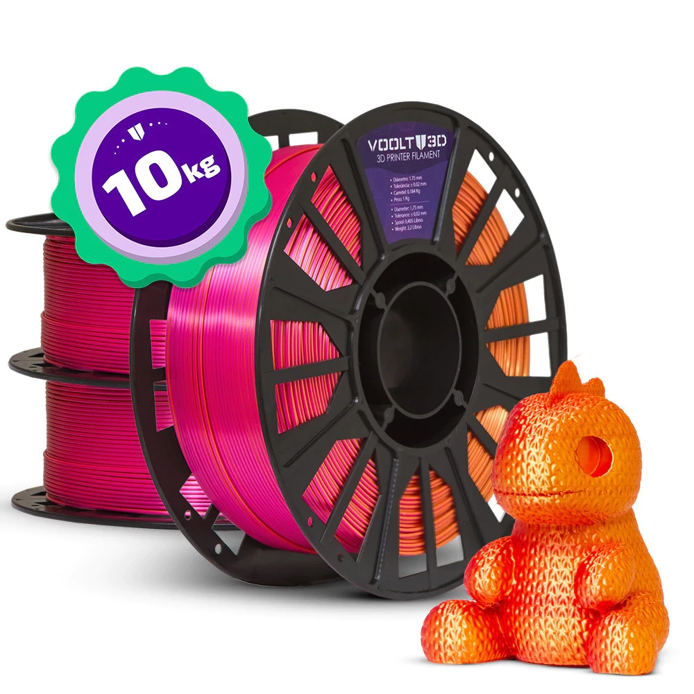 Kit Master - Filamento PLA Tri Color - 10 unidades — 4