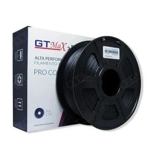 Rolo - PLA - 1.75MM - GTMax 3D - Fibra de Carbono - 1KG Alta Performance