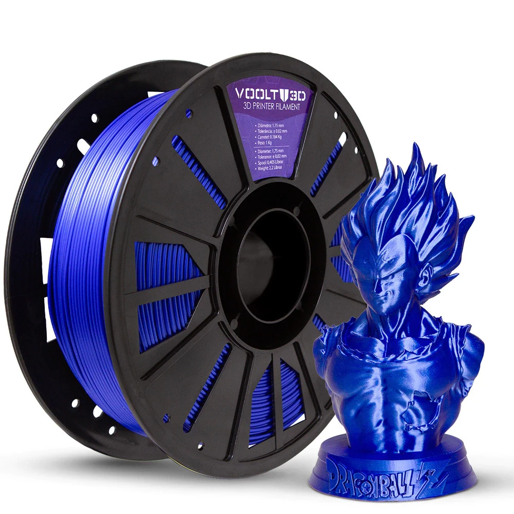 PLA Azul Safira V-Silk 1kg