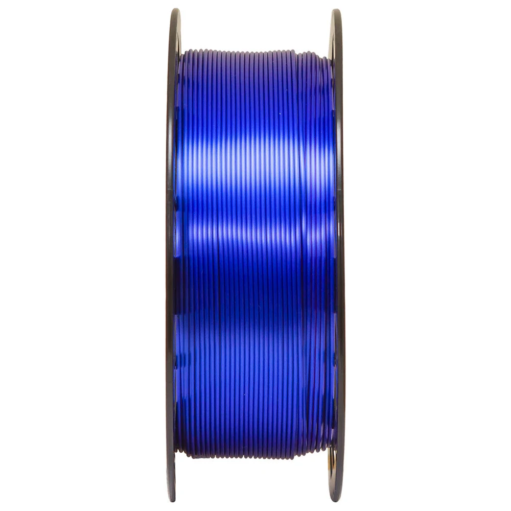 Rolo PLA Duo Color Shadow Azul Safira com Ametista V-Silk 1kg Alta Performance — 3