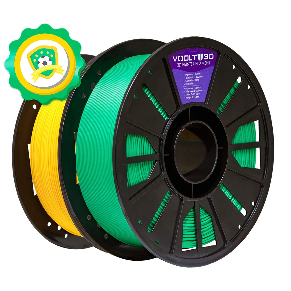 KIT Filamento PLA Sólido Copa do Mundo 2kg — 2
