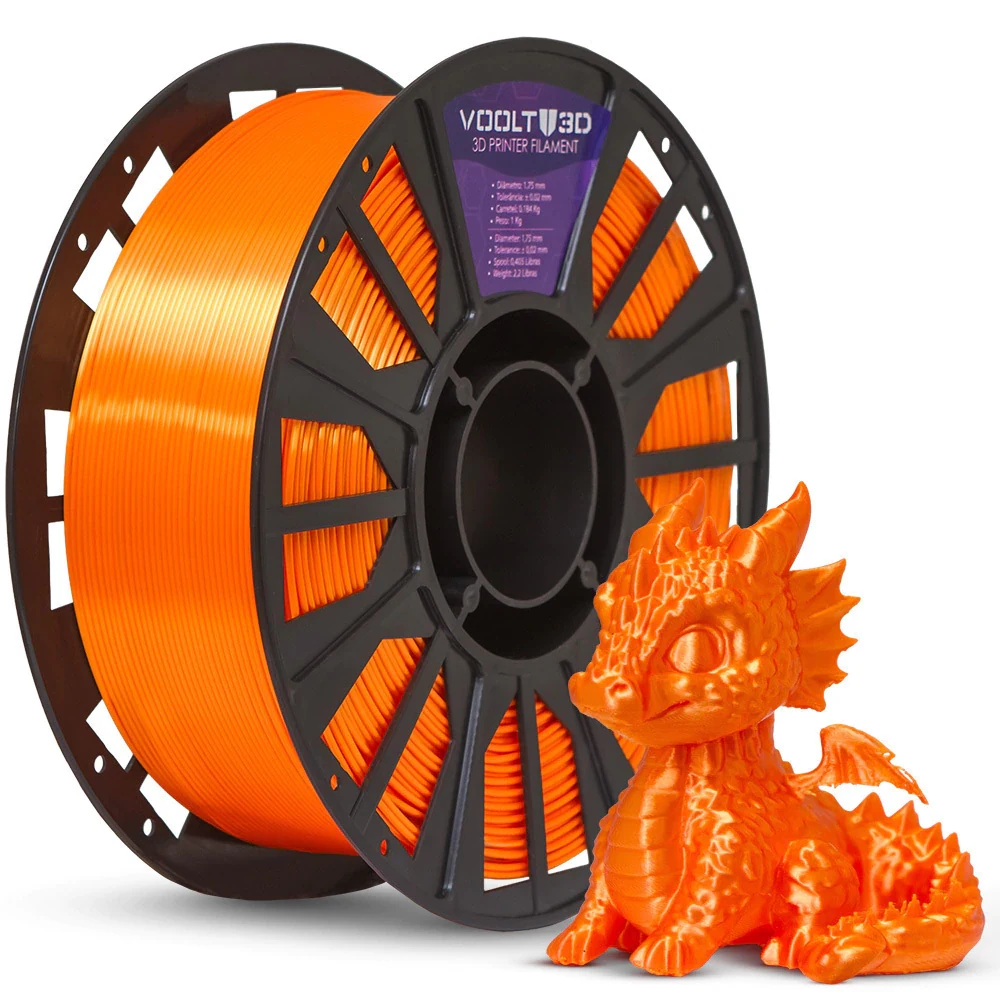 PLA Laranja V-Silk 1kg