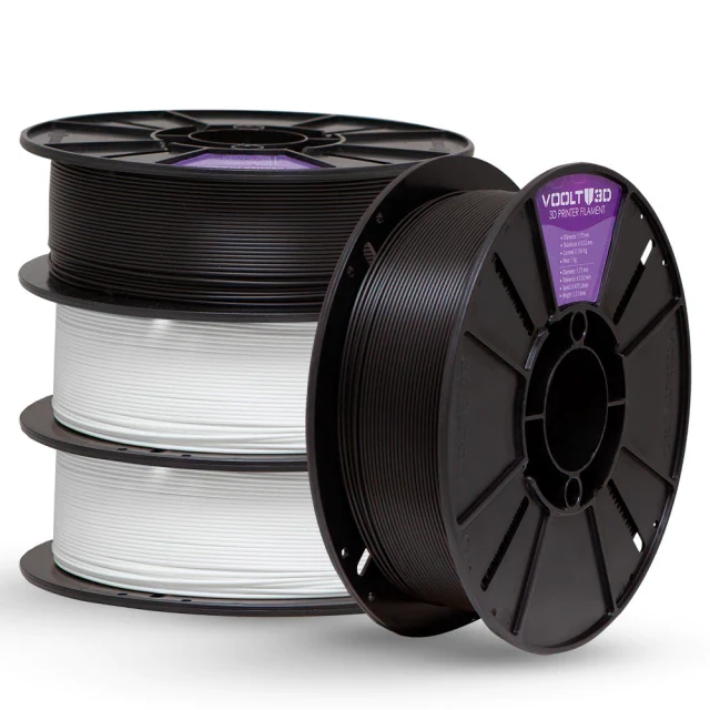 KIT Filamento PLA Velvet - Branco | Preto