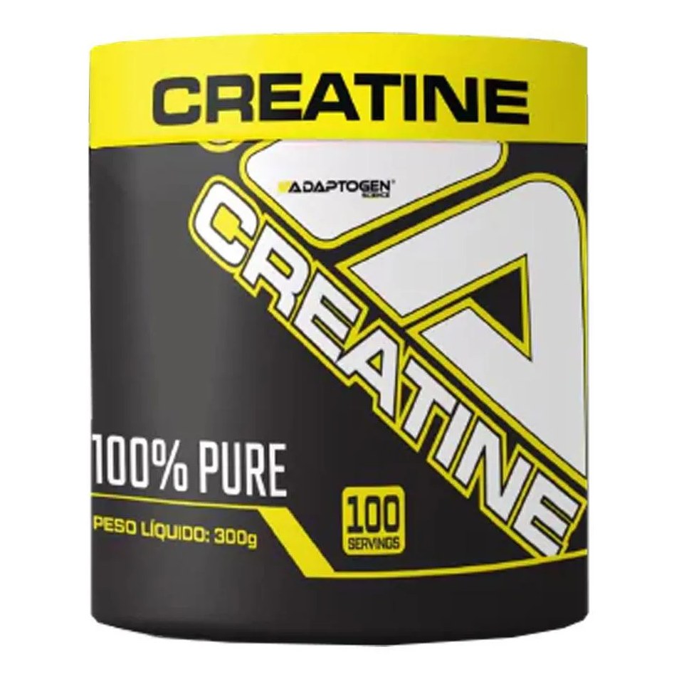 Creatina Monohidratada Adaptogen Science 100% Pura 3000mg 300g