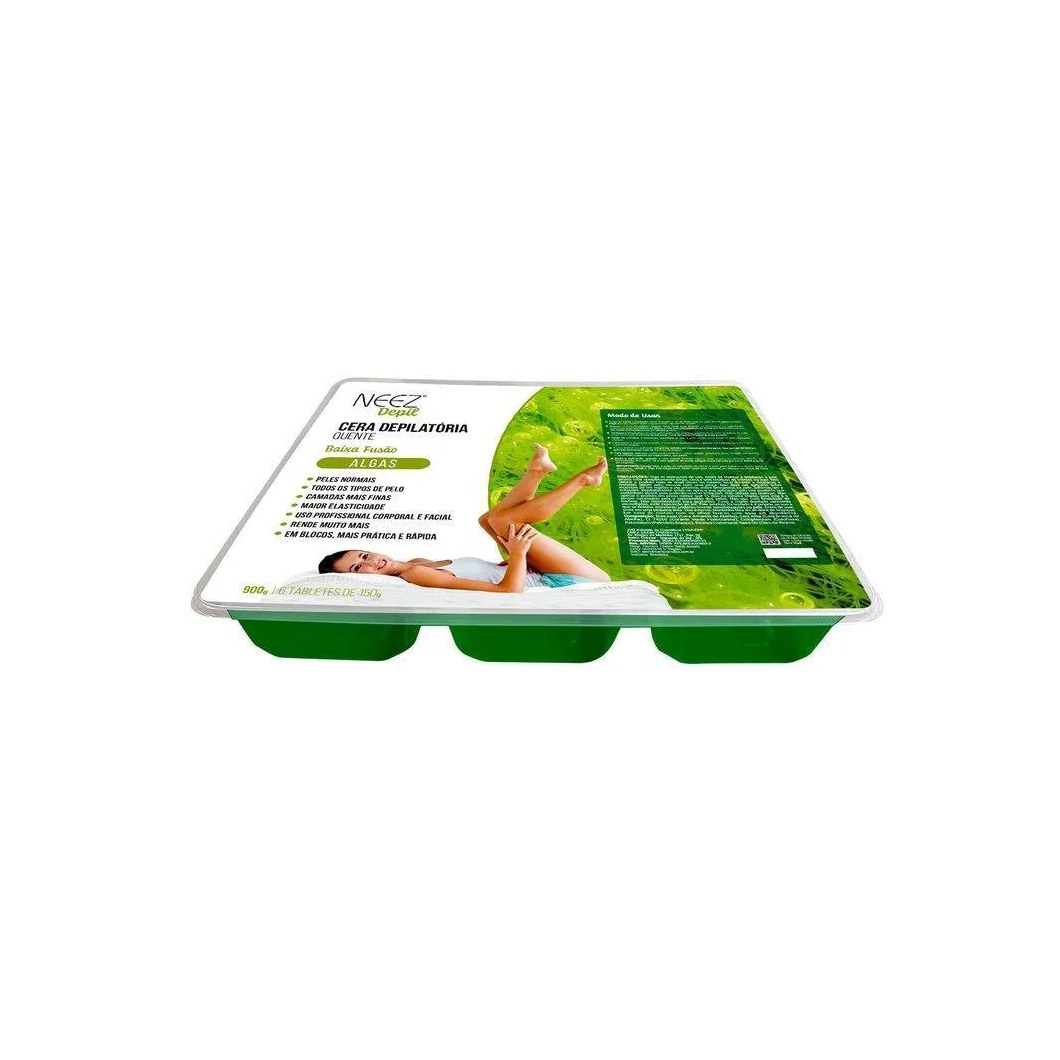 Cera Depilatória Quente Neez Algas 900G