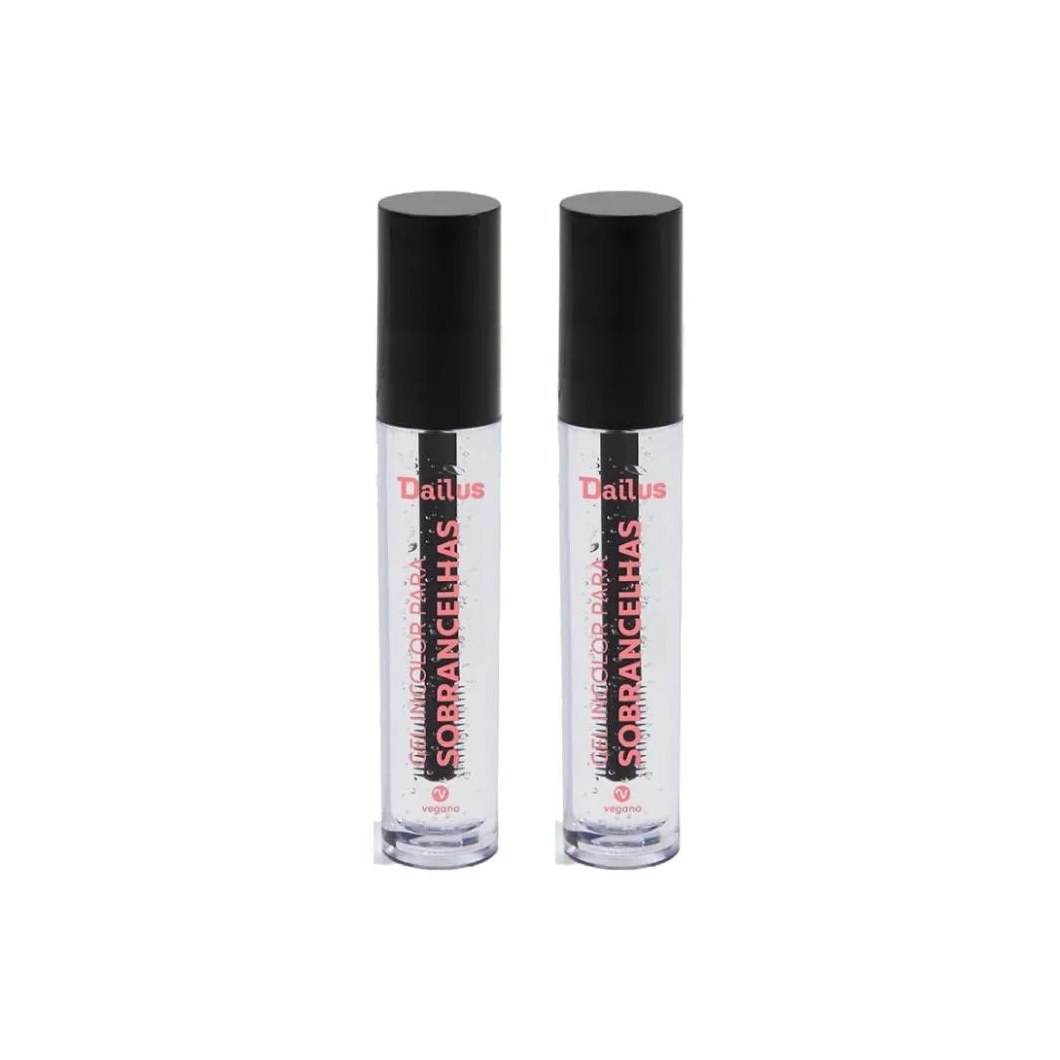 Kit Máscara Sobrancelha Dailus Gel Incolor (2 Unidades)