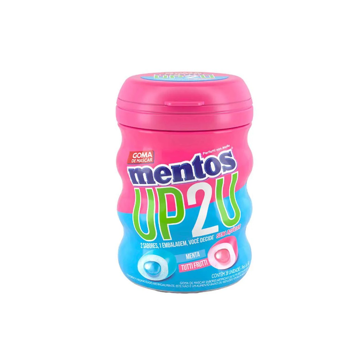 Goma de Mascar Sem Açúcar Freegells Original Mint Sabor Menta 8g