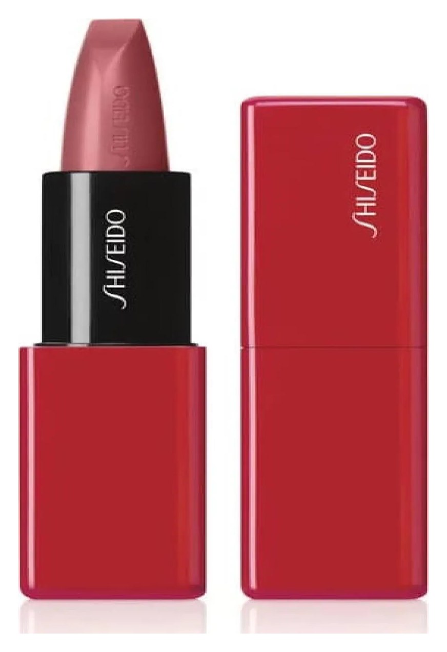 Batom Shiseido Technosatin Gel Lipstick 408 Voltage Rose