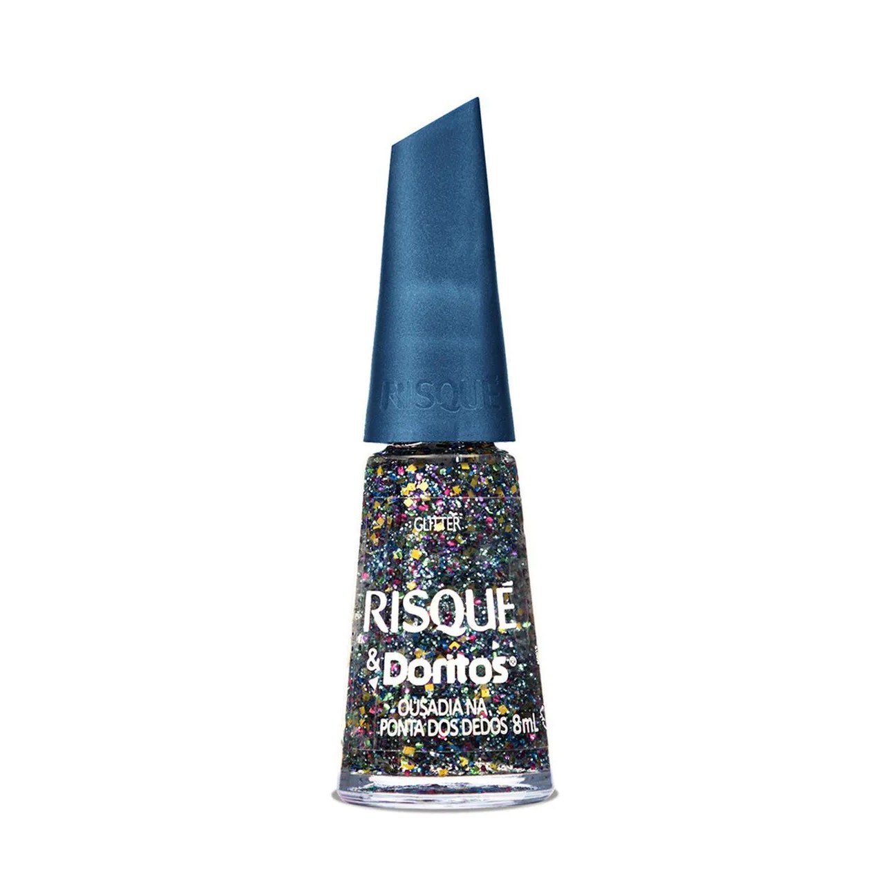 Esmalte Glitter Risqué & Doritos 8ml - Ousadia na Ponta dos Dedos