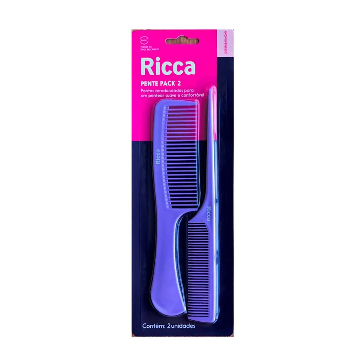 Pente Ricca Basic Pack 2 unidades