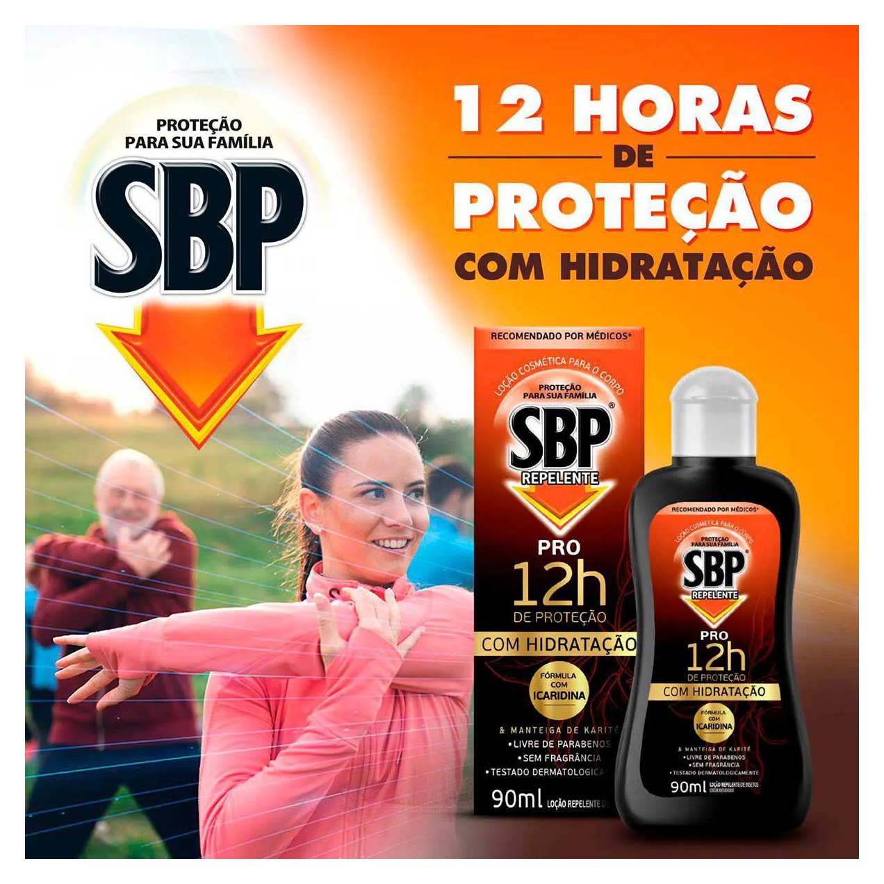 Repelente SPB Pro 12h Loção 90ml