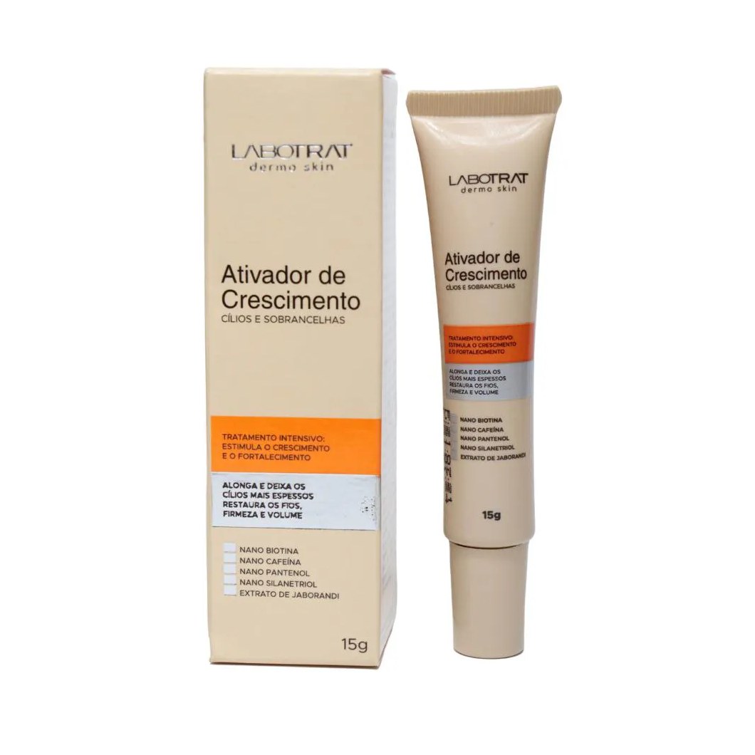 Ativador Crescimento Alonga Sobrancelhas Cílios Labotrat 15g