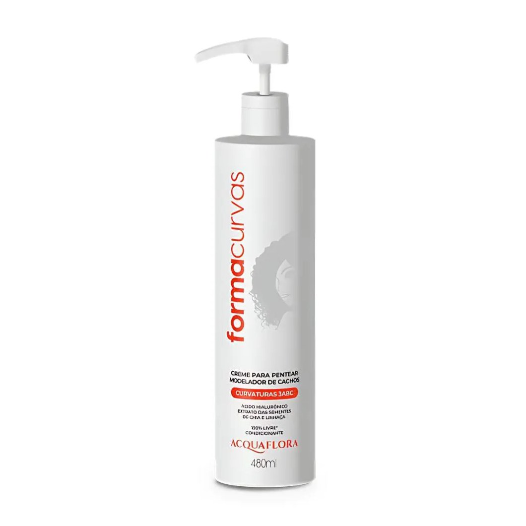 Creme para Pentear Acquaflora Forma Curvas Modelador de Cachos 480ml