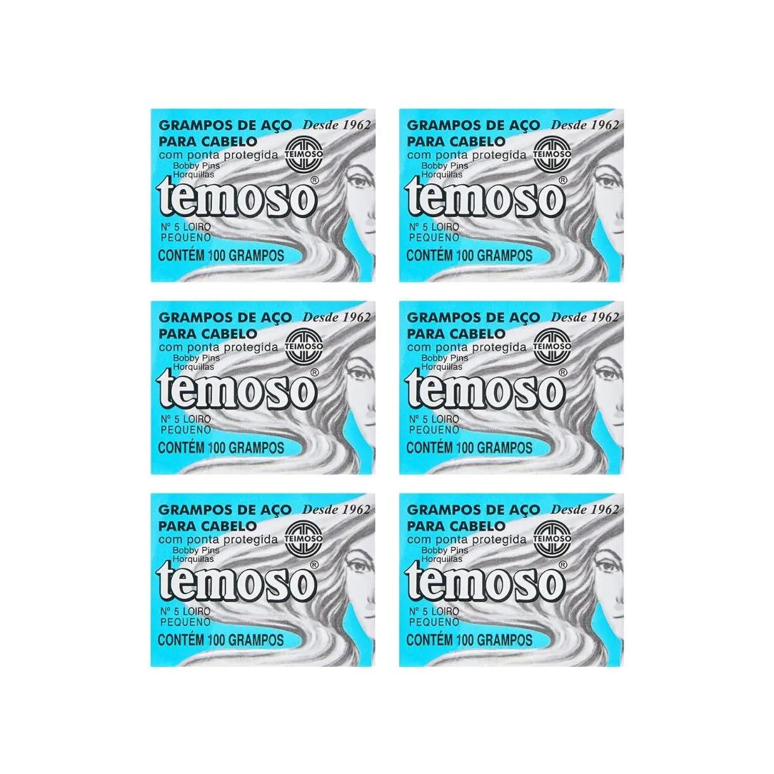 Grampo Teimoso N 5 Com 100un Louro - Kit C/ 6un