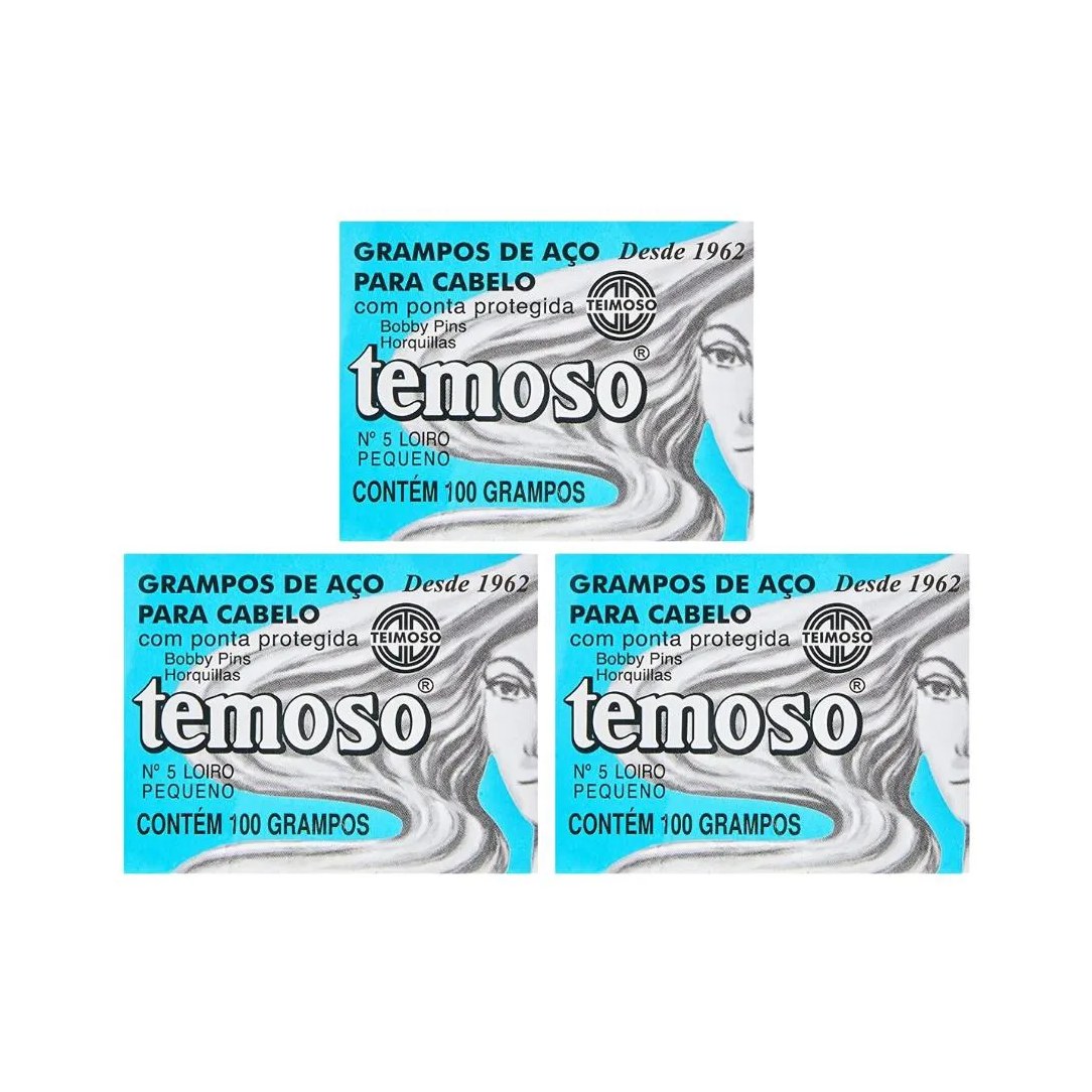 Grampo Teimoso N 5 Com 100un Louro - Kit C/ 3un