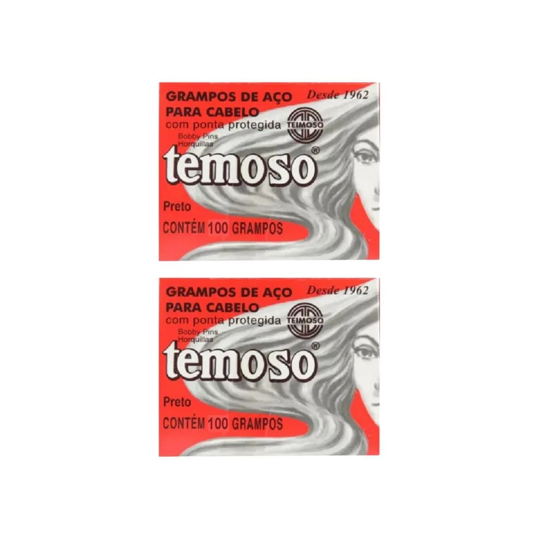 Grampo Teimoso N 5 Com 100un Preto - Kit C/ 2un