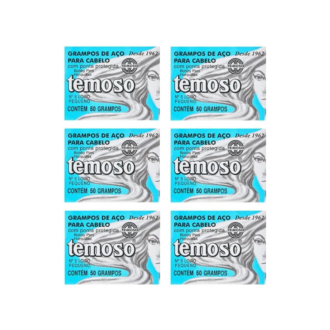 Grampo Teimoso N 5 Com 50un Louro - Kit C/ 6un