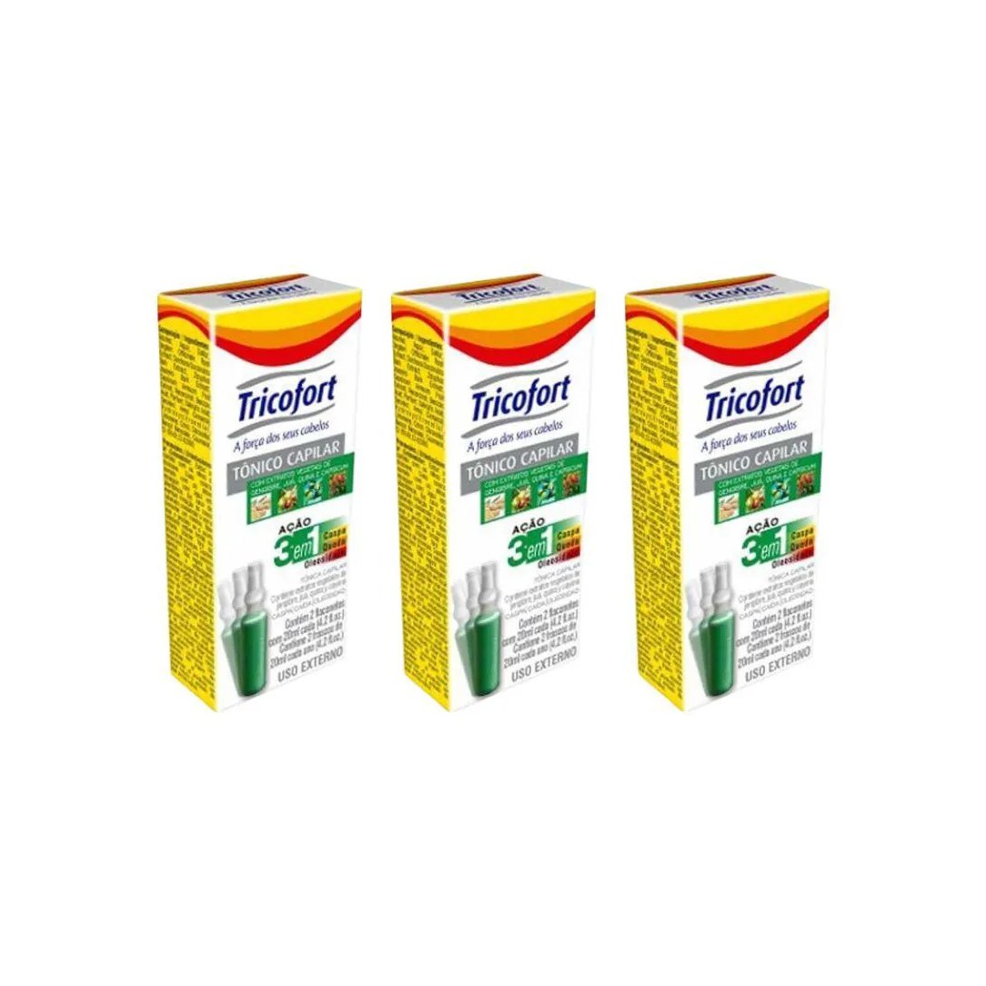 Tonico Capilar Tricofort Com 2un - Kit C/ 3un