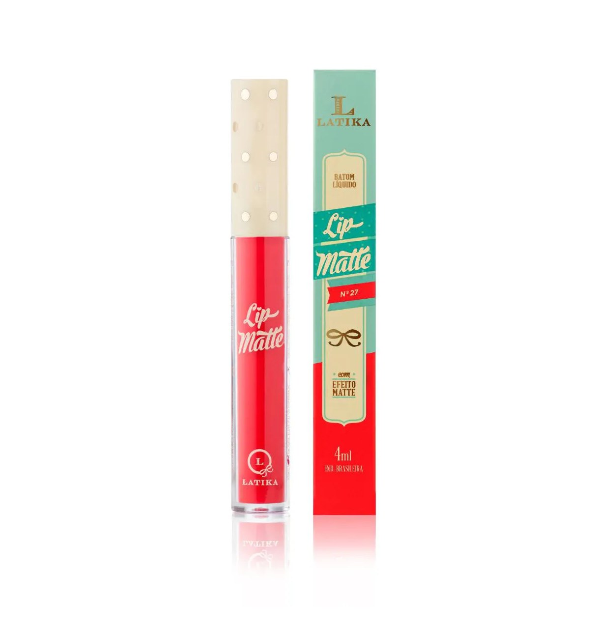 Batom Liquido Latika Lip Matte NO 27