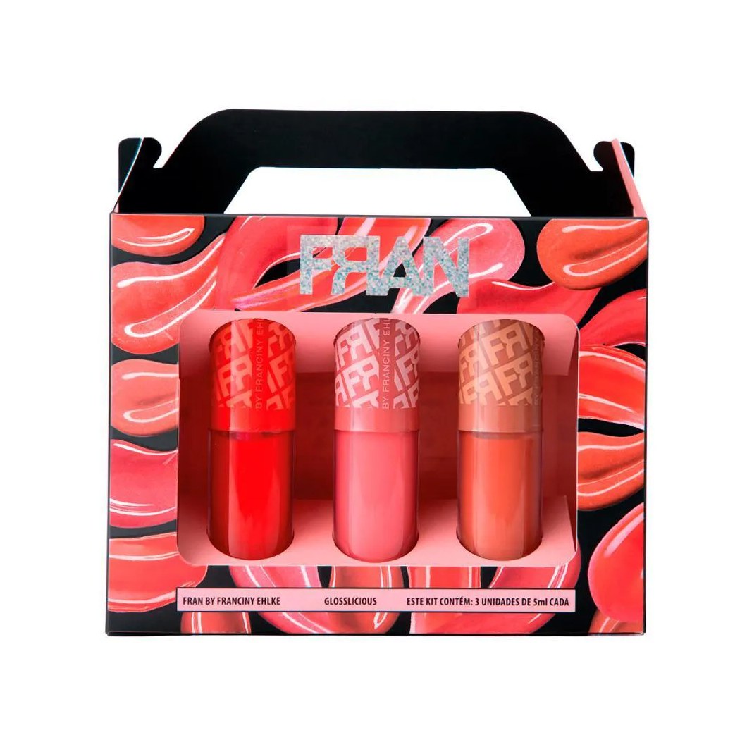 Kit Fran By Franciny Ehlke Glosslicious - 3 Produtos