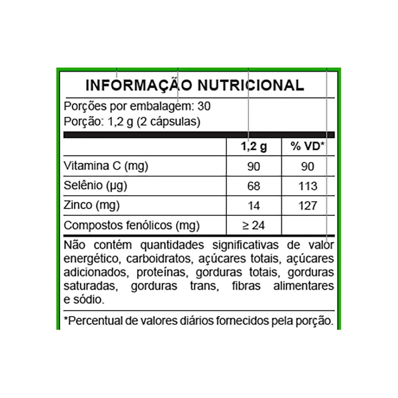 Extrato de Própolis + Vitamina C e Minerais Natz 60 Cápsulas