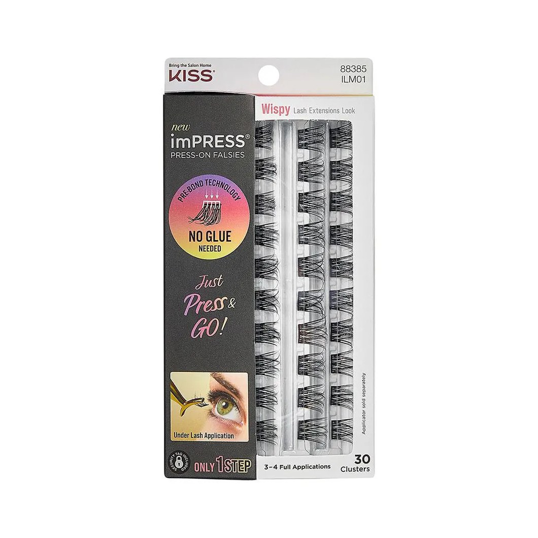 Cílios Postiços ImPRESS Press-on Falsies Wispy - Kiss New York Impress Wispy
