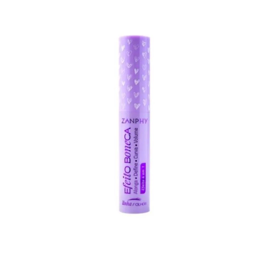 Mascara Para Cilios Efeito Boneca Rimel Preto - ZANPHY