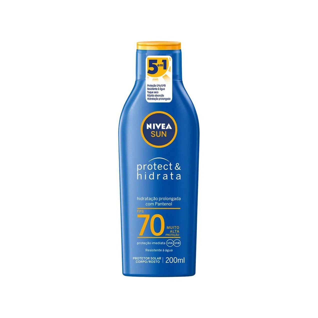 Protetor Solar Corporal Nivea Sun Protect & Hidrata FPS 70 200ml