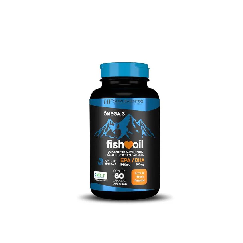 Omega 3 Fish Oil Meg 3 60 Cps Black Hf Suplementos