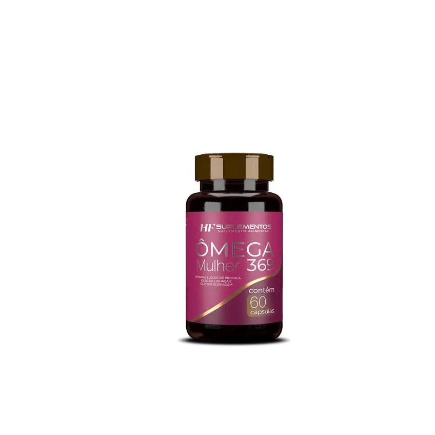Omega 3 6 9 Mulher Hf Suplementos 60capsulas