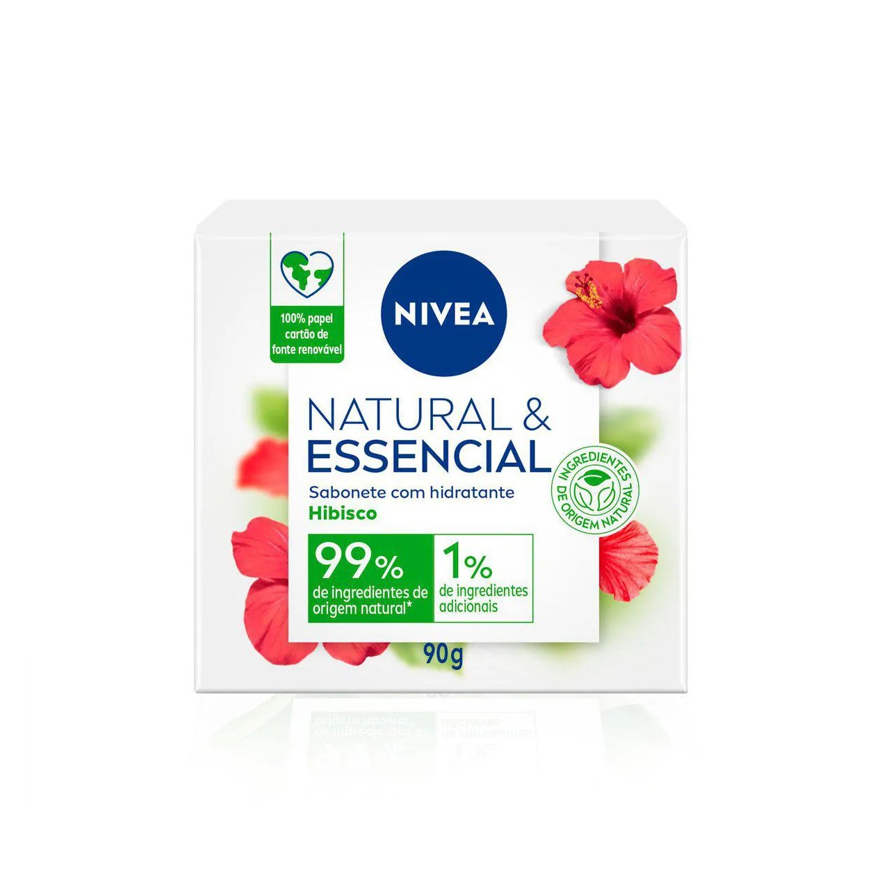 Sabonete em Barra Nivea Natural & Essencial Hibisco 90g