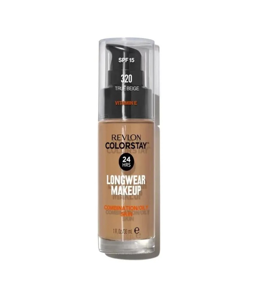 Base Líquida Colorstay 24 Horas Pele Mista à Oleosa FPS15 True Beige 320 Revlon 30ml
