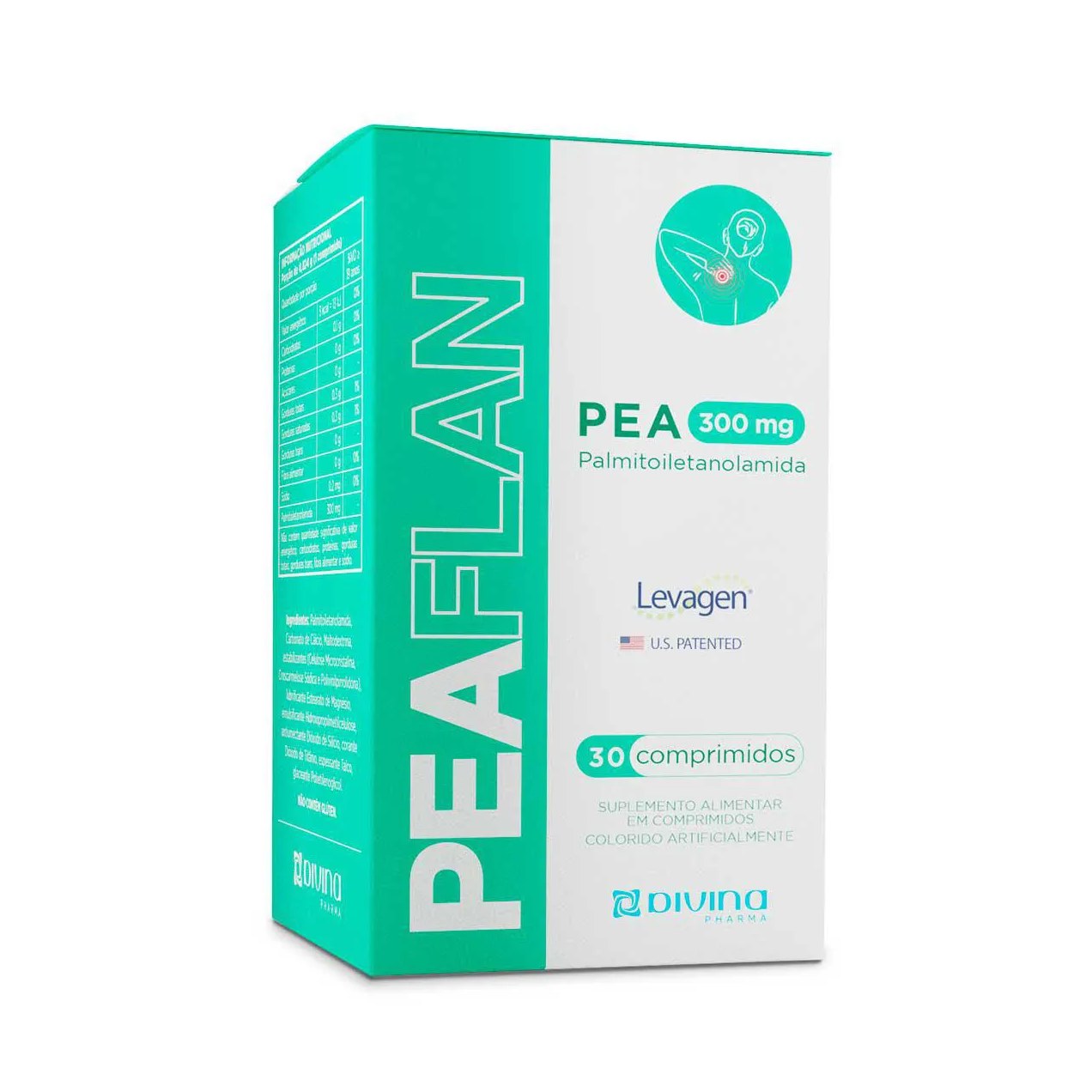 Suplemento Alimentar Peaflan 300mg com 30 Comprimidos
