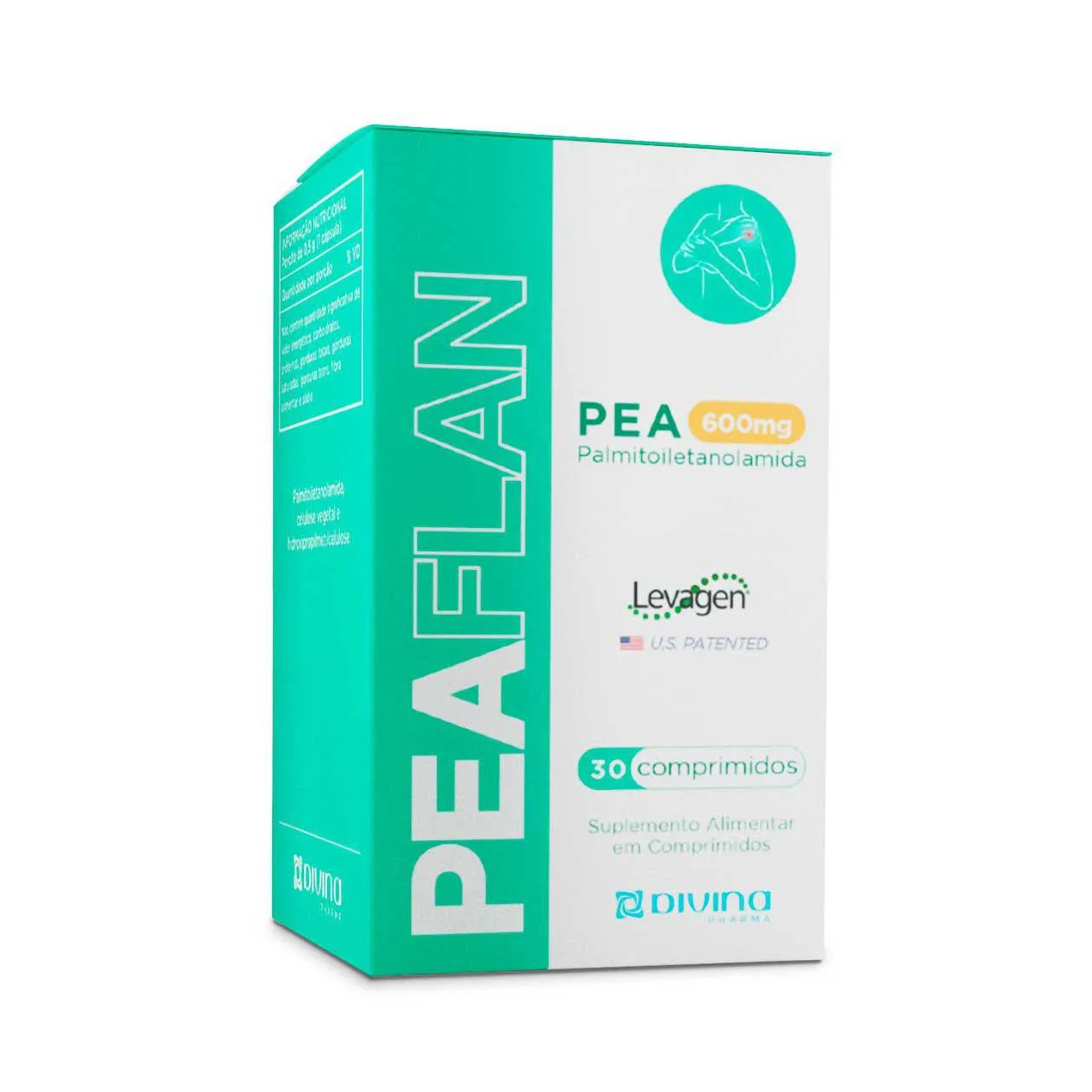 Suplemento Alimentar Peaflan 600mg com 30 Comprimidos